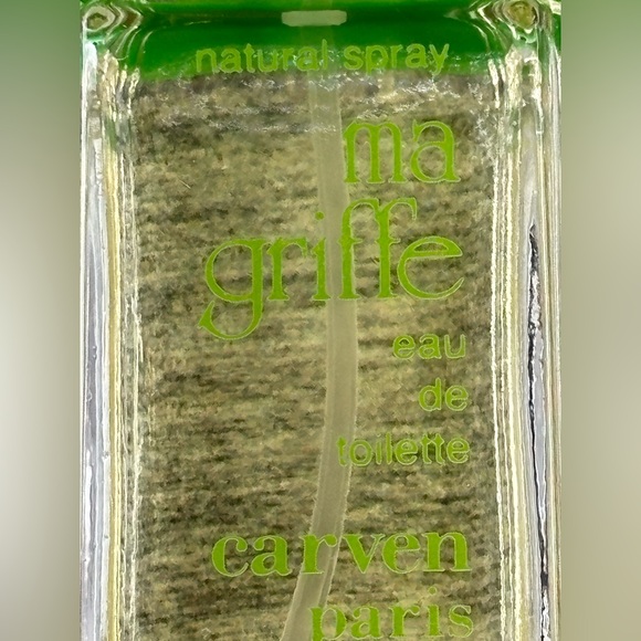 VTG Carven Ma Griffe Eau De Toilette Natural Spray 50ml 1.7 Fl Oz 75008 90% Full - Picture 11 of 15